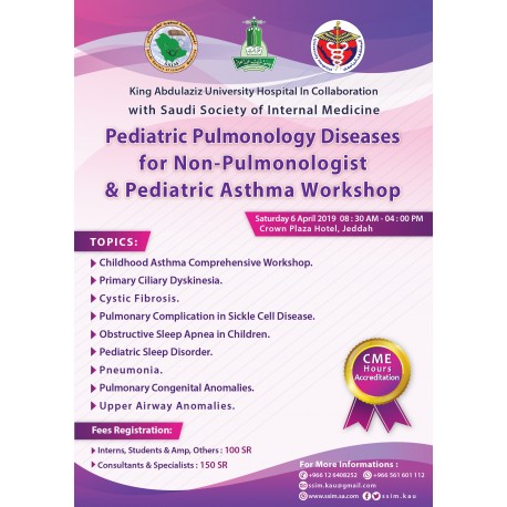 Pediatric Pulmonology Diseases For Non-Pulmonologist & Pediatric Asthma Workshop