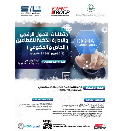 متطلبات التحول الرقمي والادارة للقطاعين الخاص والحكومي